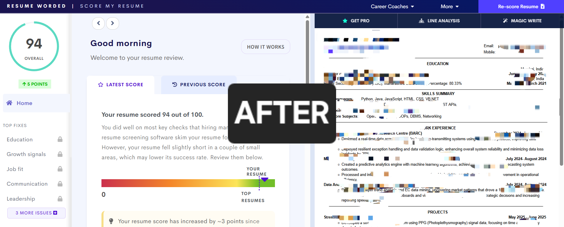After Resume 2